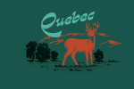 Quebec - Vintage Matchbook - Whitetail Deer