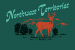 Northwest Territories - Vintage Matchbook - Whitetail Deer