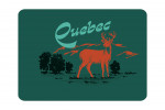 Quebec - Vintage Matchbook - Whitetail Deer - Contour