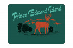 Prince Edward Island - Vintage Matchbook - Whitetail Deer - Contour