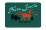 Nova Scotia - Vintage Matchbook - Whitetail Deer - Contour