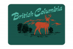 British Columbia - Vintage Matchbook - Whitetail Deer - Contour