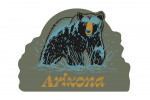 Arizona - Distressed Ink - Black Bear - Contour