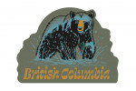 British Columbia - Distressed Ink - Black Bear - Contour