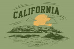 California - Artist's Sketchbook - Rolling Hills