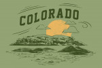 Colorado - Artist's Sketchbook - Rolling Hills