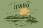 Idaho - Artist's Sketchbook - Rolling Hills