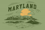 Maryland - Artist's Sketchbook - Rolling Hills