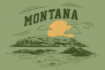 Montana - Artist's Sketchbook - Rolling Hills