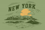 New York - Artist's Sketchbook - Rolling Hills