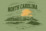 North Carolina - Artist's Sketchbook - Rolling Hills
