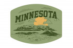 Minnesota - Artist's Sketchbook - Rolling Hills - Contour