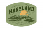 Maryland - Artist's Sketchbook - Rolling Hills - Contour