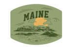 Maine - Artist's Sketchbook - Rolling Hills - Contour
