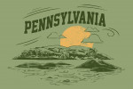Pennsylvania - Artist's Sketchbook - Rolling Hills