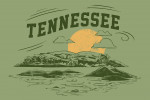 Tennessee - Artist's Sketchbook - Rolling Hills