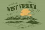 West Virginia - Artist's Sketchbook - Rolling Hills