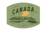Canada - Artist's Sketchbook - Rolling Hills - Contour