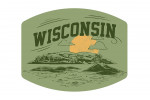 Wisconsin - Artist's Sketchbook - Rolling Hills - Contour