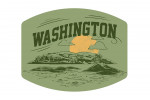 Washington - Artist's Sketchbook - Rolling Hills - Contour
