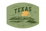 Texas - Artist's Sketchbook - Rolling Hills - Contour