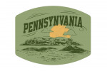 Pennsylvania - Artist's Sketchbook - Rolling Hills - Contour