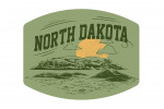 North Dakota - Artist's Sketchbook - Rolling Hills - Contour