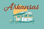 Arkansas - Vintage Matchbook - Vintage Camper