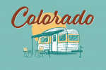 Colorado - Vintage Matchbook - Vintage Camper