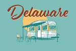 Delaware - Vintage Matchbook - Vintage Camper