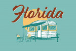 Florida - Vintage Matchbook - Vintage Camper