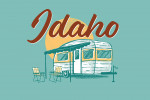 Idaho - Vintage Matchbook - Vintage Camper