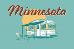 Minnesota - Vintage Matchbook - Vintage Camper