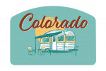 Colorado - Vintage Matchbook - Vintage Camper - Contour