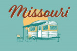 Missouri - Vintage Matchbook - Vintage Camper