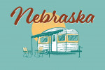 Nebraska - Vintage Matchbook - Vintage Camper