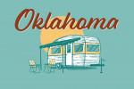Oklahoma - Vintage Matchbook - Vintage Camper