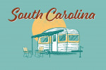 South Carolina - Vintage Matchbook - Vintage Camper