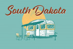 South Dakota - Vintage Matchbook - Vintage Camper