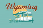 Wyoming - Vintage Matchbook - Vintage Camper