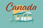 Canada - Vintage Matchbook - Vintage Camper