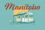 Manitoba - Vintage Matchbook - Vintage Camper