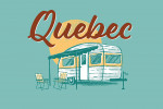 Quebec - Vintage Matchbook - Vintage Camper