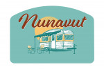 Nunavut - Vintage Matchbook - Vintage Camper - Contour