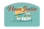 Nova Scotia - Vintage Matchbook - Vintage Camper - Contour
