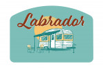 Labrador - Vintage Matchbook - Vintage Camper - Contour