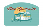 New Brunswick - Vintage Matchbook - Vintage Camper - Contour