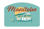 Manitoba - Vintage Matchbook - Vintage Camper - Contour