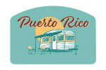Puerto Rico - Vintage Matchbook - Vintage Camper - Contour
