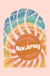 New Jersey - Chalk Art - Sunburst
